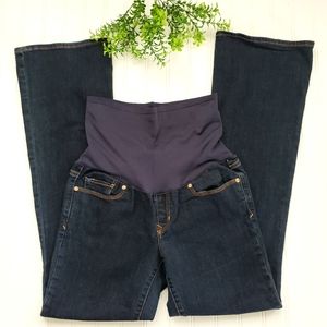 Gap Sexy Boot Cut Jeans Dark Wash Stretch Maternity Jean size 6